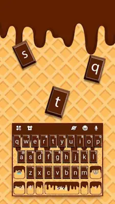 Yummy Chocolate Keyboard Theme android App screenshot 2